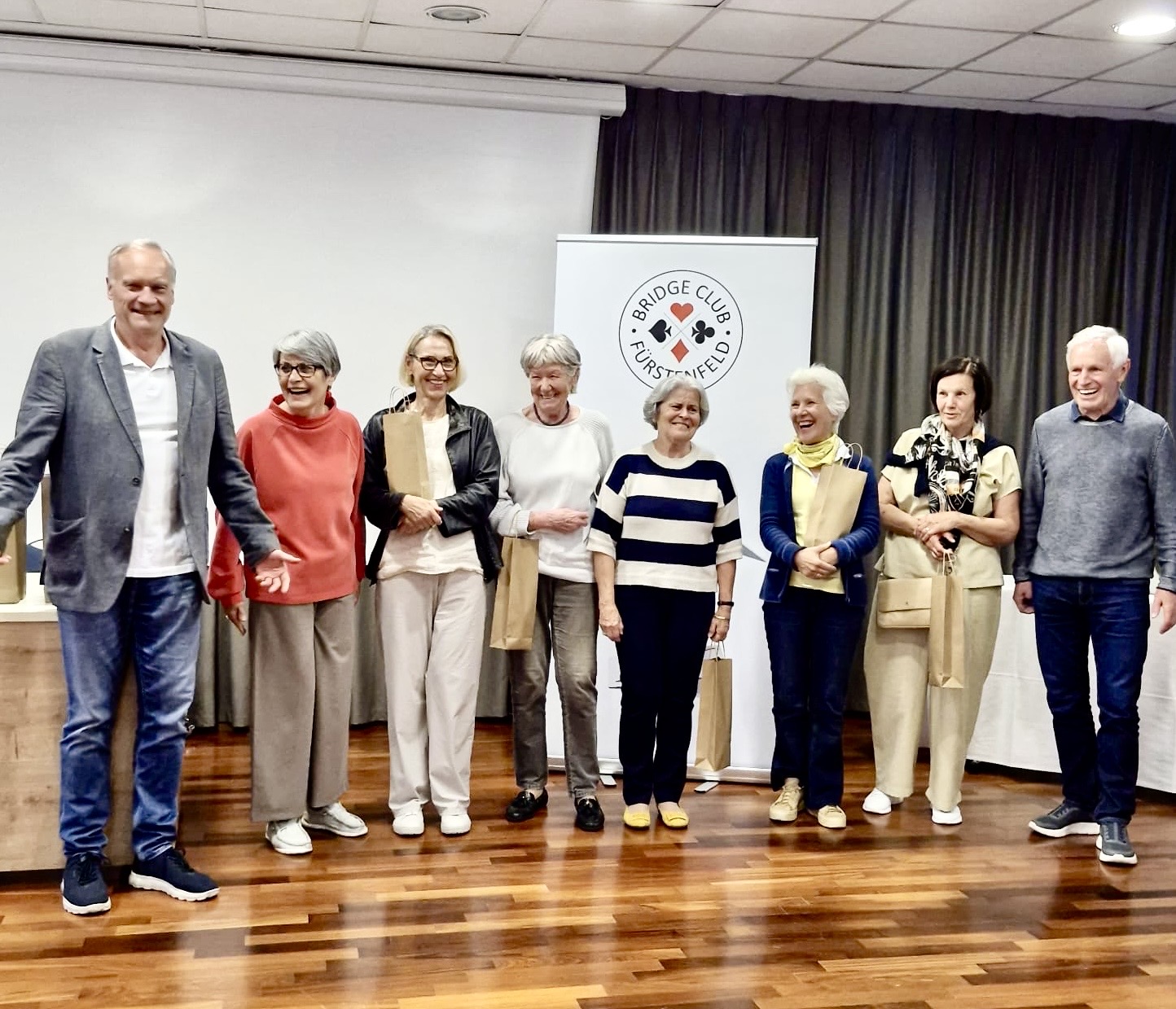 Die Gesamt-Sieger der Bridge-Woche